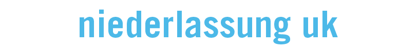 niederlassung uk